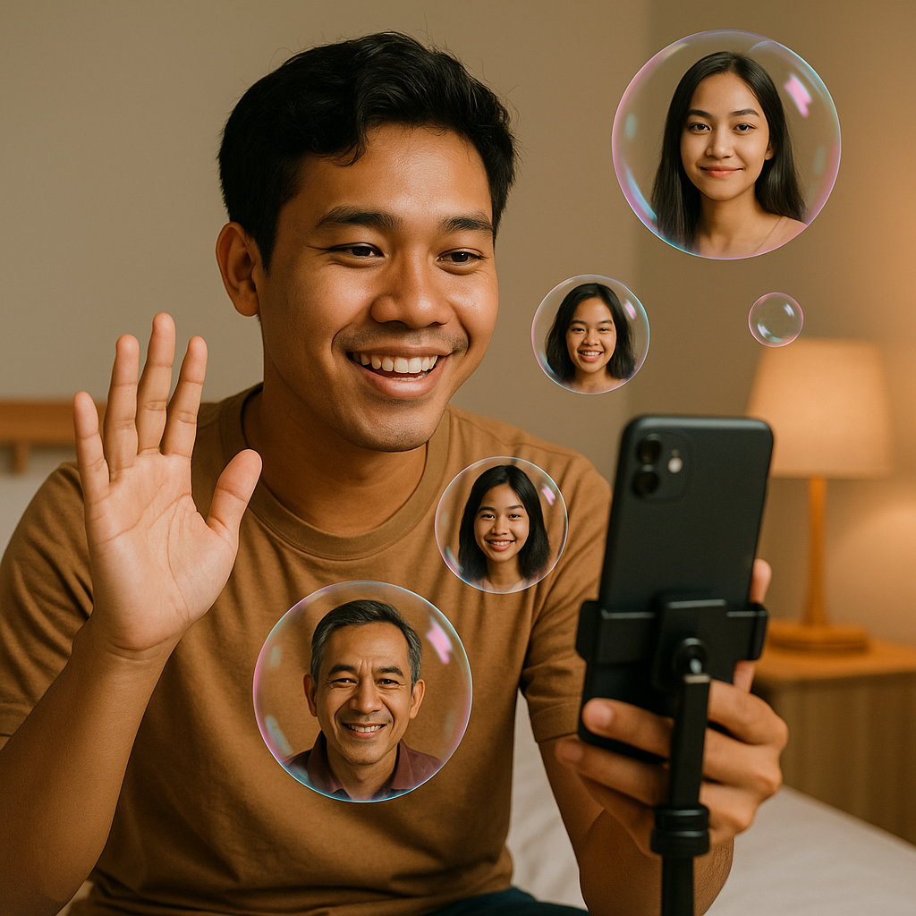 Cara Agar Live TikTok Bubble Photo Banyak yang Nonton